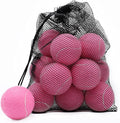 Magicorange Tennis Balls, 12 Pack Advanced Training Tennis Balls Practice Balls, Come with Mesh Bag for Easy Transport, Good for Beginner Training Ball