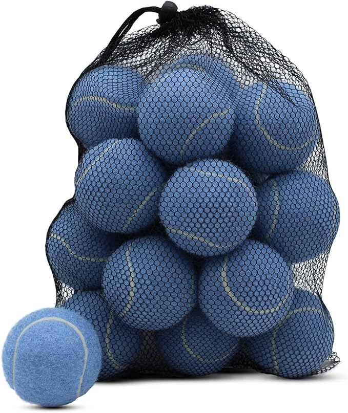 Magicorange Tennis Balls, 12 Pack Advanced Training Tennis Balls Practice Balls, Come with Mesh Bag for Easy Transport, Good for Beginner Training Ball