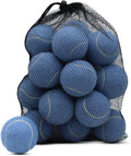 Magicorange Tennis Balls, 12 Pack Advanced Training Tennis Balls Practice Balls, Come with Mesh Bag for Easy Transport, Good for Beginner Training Ball