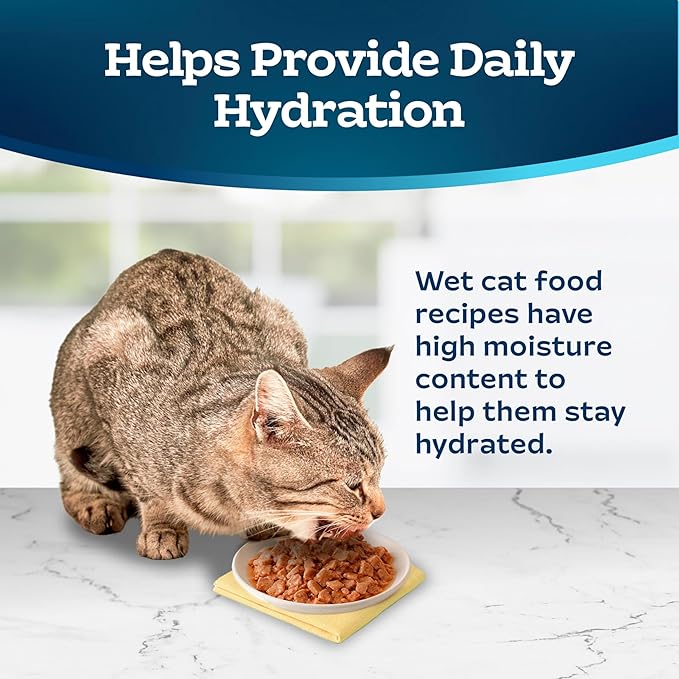 Blue Buffalo Tastefuls Flaked Wet Cat Food, Made with Natural Ingredients, Fish & Shrimp, 3-oz Cans (24 Count)