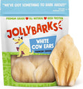 White Cow Ears for Dogs - Cow Ear Dog Treats, Single Ingredient, High Protein, Pig Ear Alternative Dog Treats - Cow Ears for Small and Large Dogs (12 Pack)