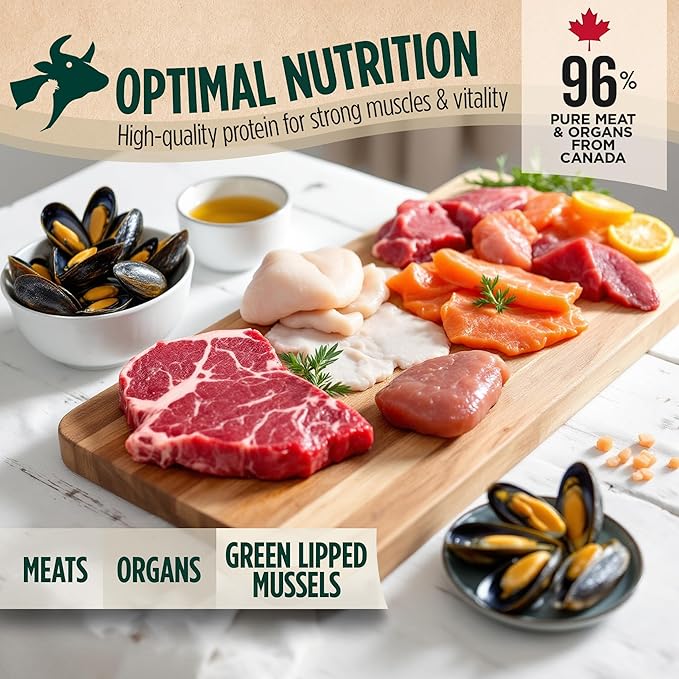 ZEAL Canada Air-Dried Beef Recipe for Dogs - High Protein, Natural Superfoods, Nutrient Rich, No Fillers, Grain Free, Complete & Balanced (Beef, 5.5lb)