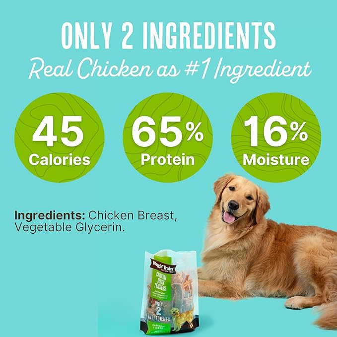Waggin' Train Chicken Jerky for Dogs - Limited Ingredient Dog Treats for Dogs 30 oz. Pouch