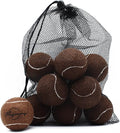 Magicorange Tennis Balls, 12 Pack Advanced Training Tennis Balls Practice Balls, Come with Mesh Bag for Easy Transport, Good for Beginner Training Ball