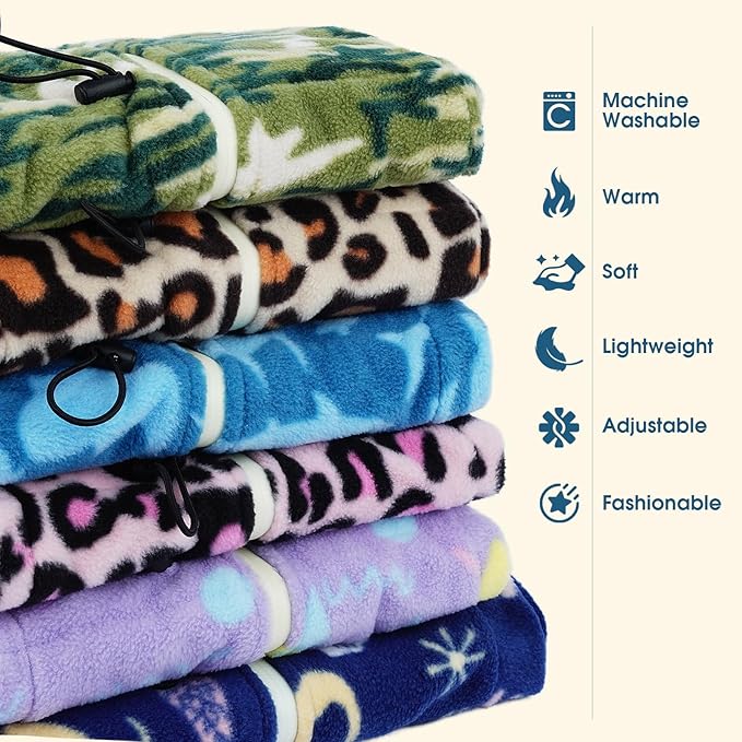 ROZKITCH Dog Pajamas Soft Fleece Pullover Pajamas, Pet Windproof Warm Cold Weather Jacket Vest with Reflective Zipper, Jumpsuit Apparel Outfit Clothes for Small Dog Dinosaur XS