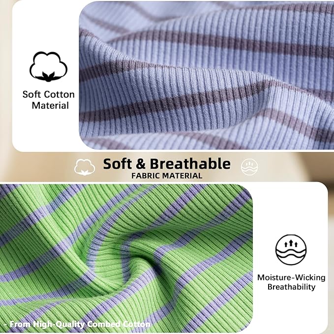 Koneseve Dog Shirts 2 Pack Breathable Sleeveless Vest, Stretchy & Soft, Purple & Vivid Green, Size L