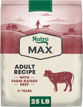 Nutro Max Adult Dry Dog Food with Beef, 25 lb. Bag