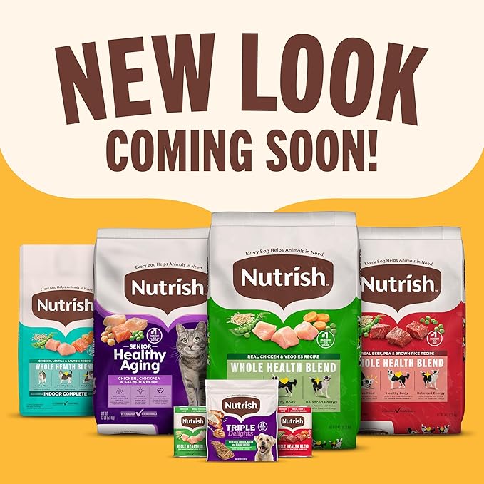 Nutrish Dry Dog Food, Real Chicken & Veggies Recipe Whole Health Blend, 6 lb. Bag (Rachael Ray)