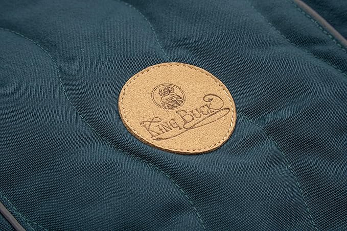 King Buck After-Hunt Quilted Sherpa Jacket, Deep Teal, S/M