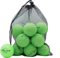 Magicorange Tennis Balls, 12 Pack Advanced Training Tennis Balls Practice Balls, Come with Mesh Bag for Easy Transport, Good for Beginner Training Ball