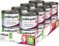 Solid Gold Tropical Blendz Salmon Pate in Coconut Oil - Nutrient-Rich Wet Cat Food for All Life Stages, 16 Pack