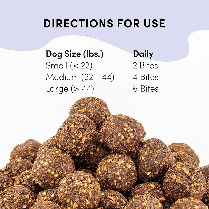 CRUMPS NATURALS Gutsy-Calm Bites 10oz/284g, Dog Treats, Supplements