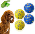 4Pcs Super Bouncy Dog Balls, Fun Indestructible Tennis Balls for Aggressive Chewers, Durable Floating Fetch Toys for Small Dogs with Lifetime Replacement