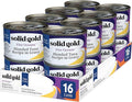 Solid Gold Wet Cat Food Shreds in Gravy - Canned Cat Food Made w/Real Tuna - Five Oceans Grain Free - 16ct/3oz Can