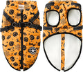 Aiboria Dog Jackets Windproof Outfit Coat Dog Vest Harness Puppy Warm Jacket Halloween Orange S