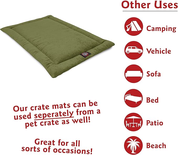 48" Villa Fern Crate Dog Bed Mat By Majestic Pet Products