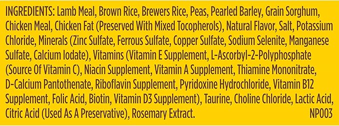 Nutrish Limited Ingredient Lamb Meal & Brown Rice Recipe Dry Dog Food, 28 lb. Bag, Packaging May Vary (Rachael Ray)