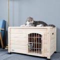 Petsfit Modern Pet Home Enclosure with Concealed Litter Area, Elegant Cat Furniture with Entryway, Indoor Pet Shelter & Side Table, Ideal for Cats and Small Pets Under 22lbs,31" L x 20.5" W x 20.5" H