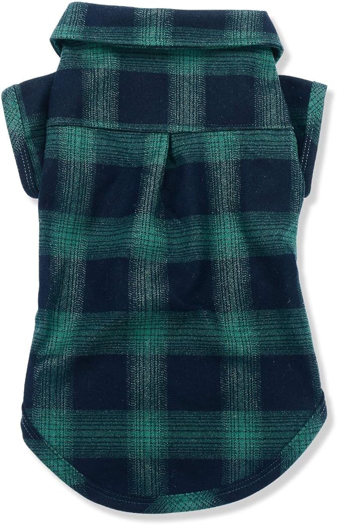 Koneseve Dog Shirt, Pet Plaid Clothes Shirt T-Shirt, Sweater Bottoming Shirt for Small Dog Cat Puppy Grid Adorable Wearing Stylish Cozy Halloween,Christmas Costumes (Green;M/Medium)