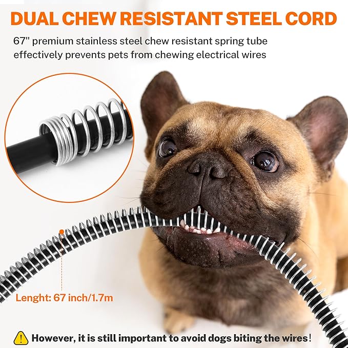 Toozey Outdoor Pet Heating Pad 20x16in, Extremely Waterproof Heated Bed for Dogs and Cats, Thermostatic Control, Chew-Resistant Cord, Soft Electric Blanket with Overheat Protection