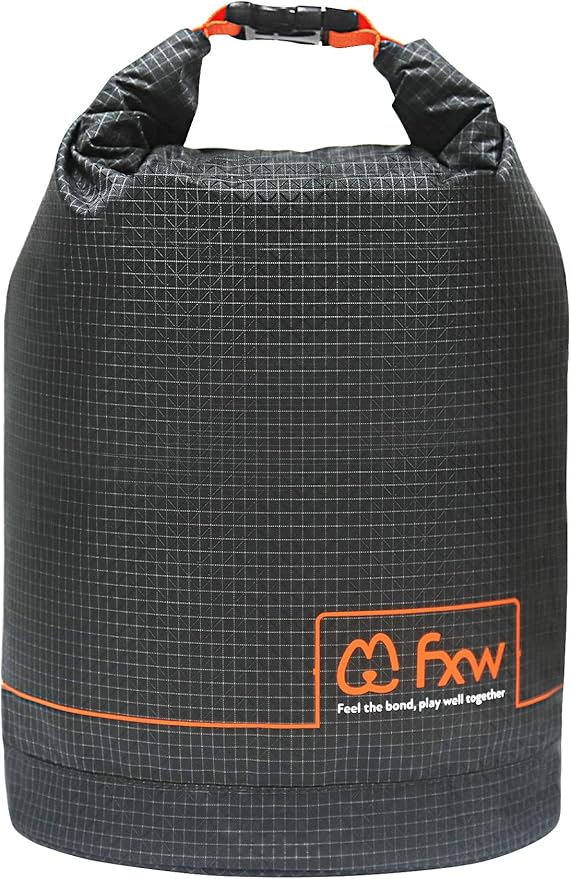 FXW Dog Food Travel Bag，Large Capacity for Travel Kibble Storage Perfect for RV Road Trips, Camping, Longterm Dog Boarding Gear Accessories Gray, 64 Cups