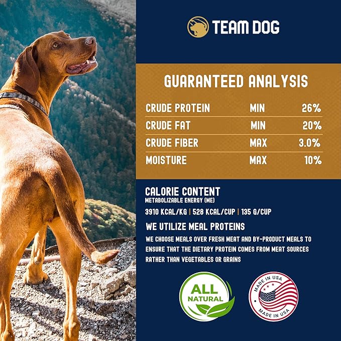 Team Dog Essential Blend Chicken & Sweet Potato | Sensitive Stomach Dog Food Small Breed & Large Breed | Gluten Free, GMO Free, No Corn, Wheat or Soy | All Life Stage Formula (33 lb Dry Dog Food)