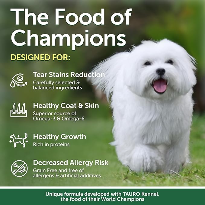 Nature's Protection High Protein Puppy Food Dry - Grain Free Dog Kibble for Small & Large Breed Dogs with Light Fur - Up to 4 Month Puppy or Mother (Superior Care - Salmon, 3.3 lb)