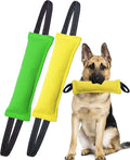 Clysoru Dog Tug Toy Dog，Double Pack Tough Jute Bite Pillow Training Equipment - Puppy to Large Dogs Interactive Toy.