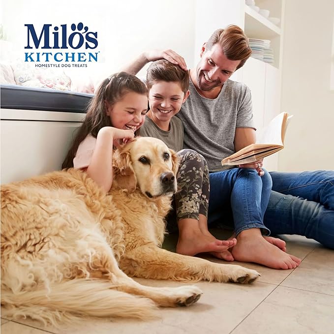Milo's Kitchen Homestyle Dog Treats, Chicken & Apple Sausage Slices, 18 Ounce, High Protein, No Artificial Flavors