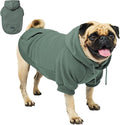 Tuff Pupper Dog Hoodie | Premium Quality 100% Organic Cotton | Ultra Soft Interior for Superior Comfort | Elastic Cuffs & Drawstring for Warmth | Stretch Fit Suitable for All Breeds (Teal, M)