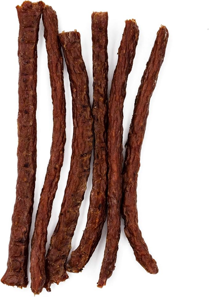 Flourish Pets Angus Beef Jerky Sticks, Dog Treats, Healthy Training Chews (8 Ounces)