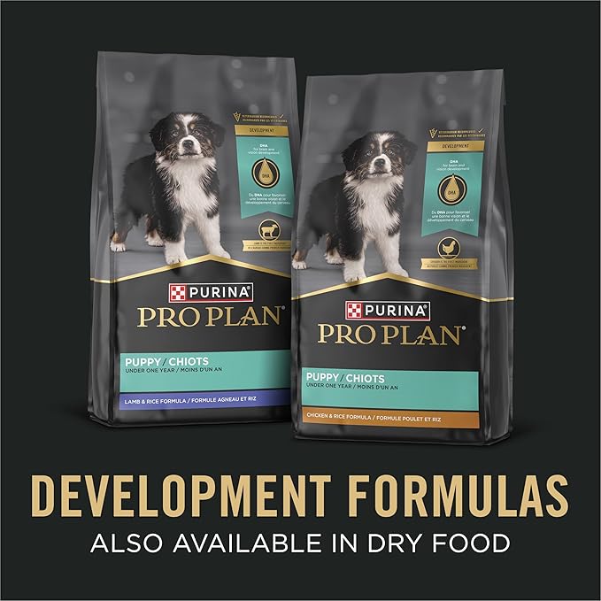 Purina Pro Plan Grain Free Wet Puppy Food, Classic Chicken Entrée - (Pack of 12) 13 oz. Cans