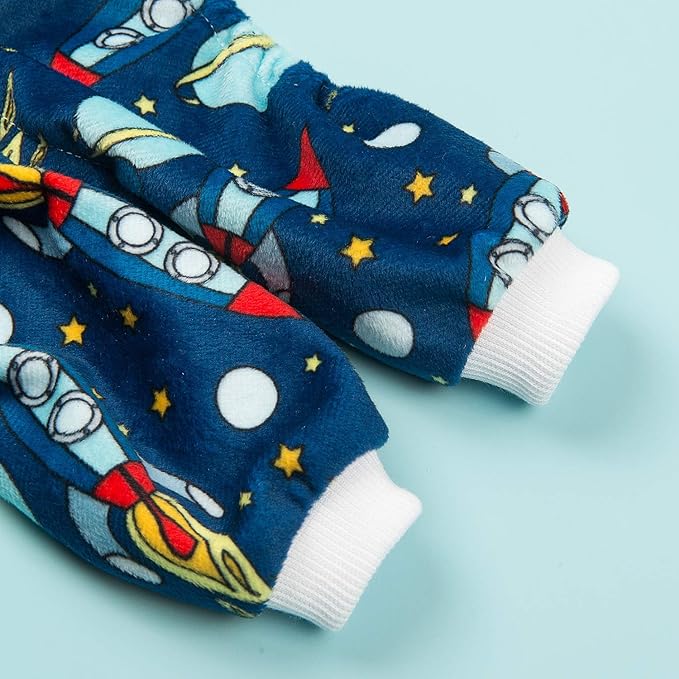 CuteBone Small Dogs Outfit Soft Puppy Onesies Pjs Dog Pajamas Pet Coat Cat Apparel Comfy Doggie Jumpsuit Bodysuit for All Seasons P16XS