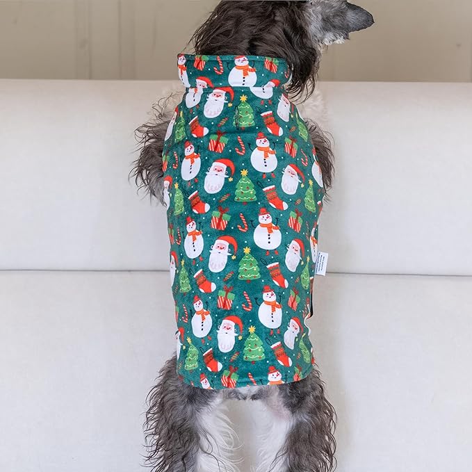 CuteBone Winter Dog Jacket - Reversible Waterproof Windproof Coat With Leash Hole - Soft, Thick, Adjustable Fits Small to Large Dogs