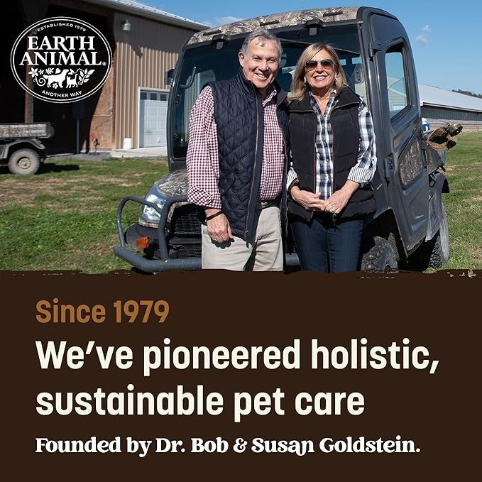 Earth Animal No Hide Stix - Long Lasting Rawhide Free Small Dog Chews Sticks, Venison - 80 Count Extra Value Pack