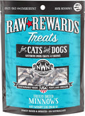 Northwest Naturals Raw Rewards Freeze-Dried Minnow Treats for Dogs and Cats - Bite Sized Pieces - Grain Free - 1 Ingredient - Healthy - Human Grade - All Natural - USA Made - 1 Oz