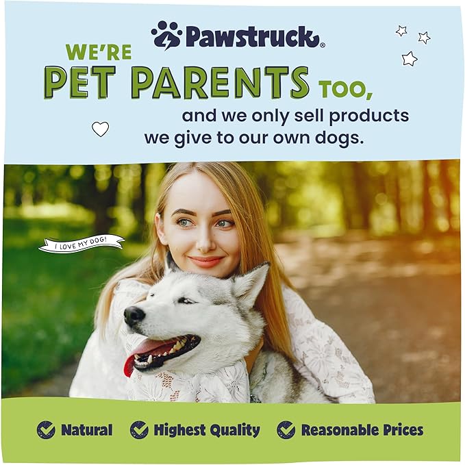 Pawstruck Bully Slices Premium Rawhide Chew Sticks, Peanut Butter Flavor - Low Fat, High Protein, Long-Lasting Treat for Dogs - No Artificial Ingredients - 1 lb Bag - Packaging May Vary (Pack of 2)