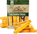 peaksNpaws Yak Cheese, High Protein, Himalayan Dogs Chews, Natural Dog Treats, Lactose Free, Long Lasting Dogs Treat for Aggressive Chewers Under 55 lbs 20 Large Chew Sticks