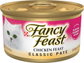 Purina Fancy Feast Chicken Feast Classic Grain Free Wet Cat Food Pate - (Pack of 24) 3 oz. Cans
