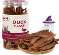 PAWUP Dog Treats Jerky Duck Crisp Flakes, 1% Taurine Added, 6oz (170g), Duck Jerky Chip Flakes, High Protein Dog Training Rewards, Rawhide-Free, Gluten-Free