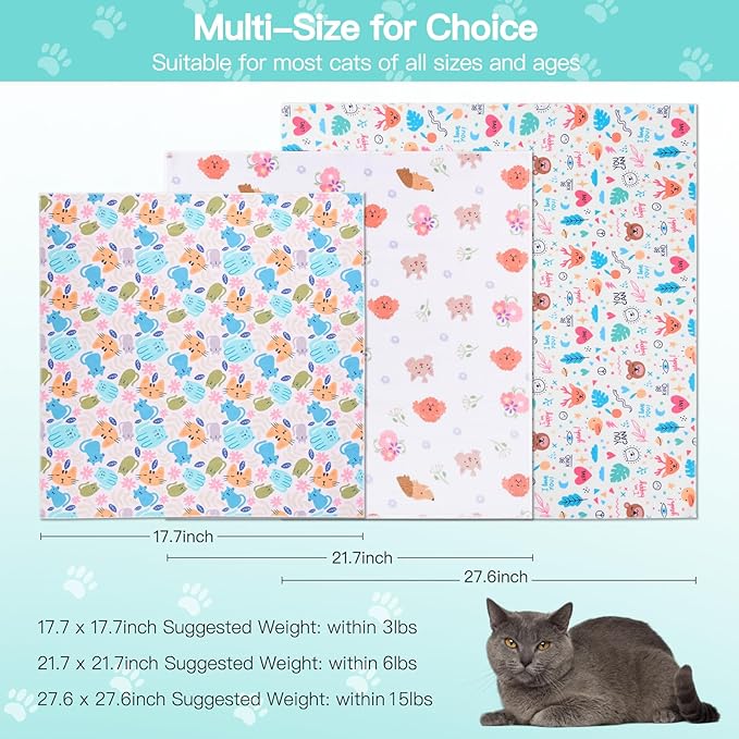 21.7" Cat Grooming Wrap, Cat Wrap for Cutting Nails, Self-Adherent Fabric Wrap for Cats, Cat Burrito Wrap Anti-Scratch, Anti-Escape, Multifunctional Swaddle Wrap Pet Tool (Panda, Large)