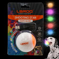 LaRoo LED Dog Ball, Dog Toys Silicon Glowing LED Dog Ball with USB Rechargeable Glow in The Dark Dog Ball Teeth Cleaner Training Ball(White)