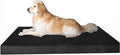 Dogbed4less Extra Large Orthopedic Gel Infused Cooling Memory Foam Dog Bed, Waterproof Liner with Durable Black Canvas Cover, XXL 55X37X4 Inch