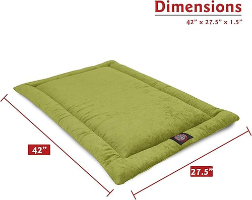 42" Villa Green Apple Crate Dog Bed Mat By Majestic Pet Products