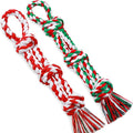 UPSKY Christmas Dog Rope Toys - Nearly Indestructible, Dental Cleaning, Aggressive Chewer Toys for Medium Large Breeds