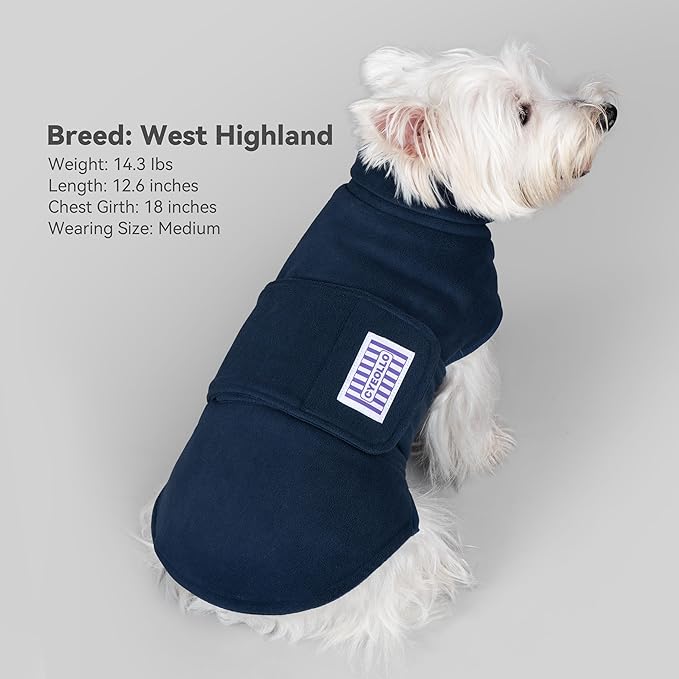 cyeollo XXL Dog Sweater, Fleece Doggy Sweaters Stretchy Turtleneck Doggie Sweatshirt Soft Warm Winter Coat Fall Autumn Pet Clothes for Large Dogs Girl, Navy 2XL