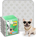 FXW Washable Pee Pads for Dogs, Puppy Pads with Super Absorbent, Specifically Designed for Potty Training, 35" Square, Khaki, 4 Packs
