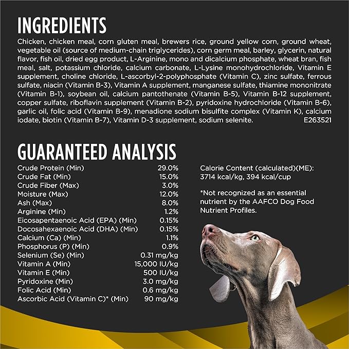 Pro Plan Veterinary Diets Purina NC NeuroCare Canine Formula High Protein Dog Food - 25 lb. Bag
