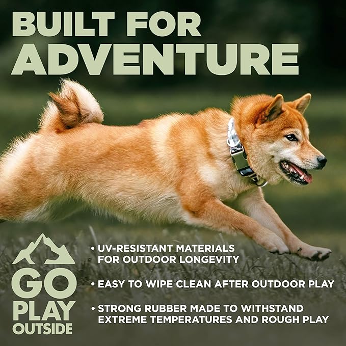 Plush Dog Toys | Bass Fish Stuffed Animal Squeaky Toy for Dogs | Outdoor Pet Toy Built for Adventure
