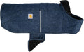 Carhartt Firm Duck Dog Chore Coat, Insulated Weather Resistant Jacket for Cold and Windy Conditions, Denim, Large